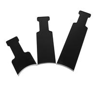 Housoutil Lot de 3 Planches de Coloration pour Balayage Noir Petit Moyen et Grand Outils de Coloration Capillaire à Domicile en Plastique Peigne à Mèche Professionnel pour Mèches Faciles