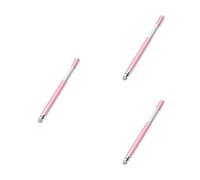 Housoutil Lot De 3 Stylets Universels À Double Extrémité pour Tablettes Ordinateurs Portables Écrans Métalliques Rose
