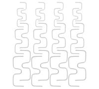 Housoutil Lot de 30 Écarteurs de Branches Arbres Fruitiers en Fer Galvanisé Argenté, Ajustables et Réutilisables pour Jardinage et Mise des Arbres