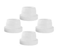 Housoutil Lot de 4 Bouchons en Caoutchouc Coniques pour Échelle de Piscine 19 Pouces Embouts de Solide Anti-Rayures Compatibles Tubes Standard Installation Facile pour Entretien Piscine