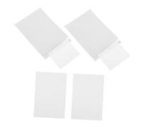 Housoutil Lot De 4 Feuilles De Nettoyage pour Scanner De Chèques, pour Une Élimination Efficace Poussière Et De l'huile. Cartes De Nettoyage Portables pour Bureaux Financiers,