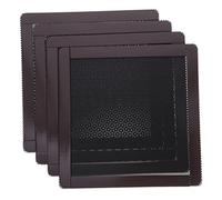 Housoutil Lot De 4 Filtres De Ventilation pour Boîtier D'Ordinateur Couvercles De Radiateur Magnétiques Ventilateur Anti-Poussière Hôte De Bureau pour La Maison Filtres De