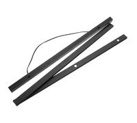 Housoutil Lot de 4 Porte-affiches Magnétiques Noirs 21 Cm, Supports Muraux Multifonctionnels en Bois pour Affiches, Accessoires Maison et Présentoirs Professionnels