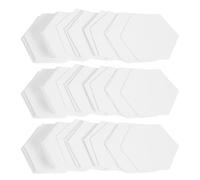 Housoutil Lot de 400 Pièces de Gabarits en Papier Hexagonaux pour Patchwork et Quilting, Papier Blanc Facile à Nettoyer, Aide de Découpe de Précision pour Projets DIY Éducatifs