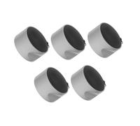 Housoutil Lot De 5 Boutons Marche/arrêt En Métal Noir Rond Pour Cuisinière à Gaz Intégrée, Allumage Du Poêle, Accessoire La Cuisine Domestique Professionnel, Compatibles Usage Quotidien