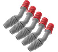 Housoutil Lot de 5 Embouts de Pulvérisation Coniques Rouges pour Tuyau D’Arrosage Pièces de Rechange Universelles en Plastique Robuste Adaptés pour Jardinage et Nettoyage Domestique