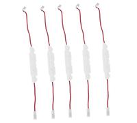 Housoutil Lot de 5 Fusibles Tubulaires Haute Tension 5Kv 085A à Fusion Lente en Verre pour Four à Micro-Ondes Porte-Fusible Compact et Compatible Accessoire de Remplacement Fiable et