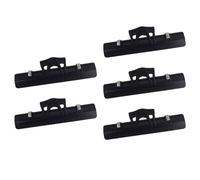 Housoutil Lot de 5 Pinces à Feuilles Noires Échelle en Relief, Clips Multifonction pour Partitions Musicales, Porte-partitions Pratiques pour Pupitre, Accessoire Indispensable pour