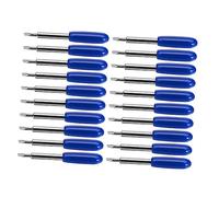 Housoutil Lot de 50 Lames de Découpe Vinyle pour Traceur Lames de Rechange en Acier Tungstène Outil de Découpe pour Film Reflectif et Carton Compatible Divers Matériaux