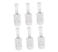 Housoutil Lot De 6 Douilles E14 Blanches Pied De Lampe 75 Mm, Support De Douille D’éclairage Polyvalent Pour Ampoules E14, Kit De Remplacement Pour Usage Résidentiel Et Commercial