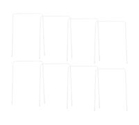 Housoutil Lot de 8 Arceaux de Croquet en Fil de Fer Robuste pour Jardin, Jeu de Plein Air Familial, Piquets de Clôture Résistants pour Croquet, Gateball et Football, Installation Rapide