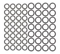 Housoutil Lot de 80 Joints d'Étanchéité en Caoutchouc O-Ring 1/4 et 3/8 pour Machine à Laver Haute Pression Bagues d'Étanchéité pour Raccords Rapides M22 Kit de Rondelles d'Étanchéité