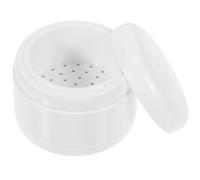Housoutil Machine de Nettoyage de Bijoux Fonction de Dépoussiérage et Faible Bruit Portable Blanc en Pp Alimentée par 2 Piles Aaa, pour Bagues et Colliers
