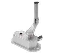 Housoutil Manivelle en Alliage d'Aluminium Argenté pour Cintre Relevable à Vêtements Accessoire de Levage Manuel Pièce de Rechange Pratique pour Porte-Manteaux Intérieur et Extérieur