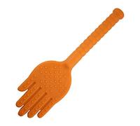 Housoutil Marteau de Massage Forme Paume en Plastique Orange pour Cou et Hanches, Améliore le Système et Masse Efficacement Points D'acupuncture, pour Thérapie Fitness