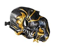 Housoutil Masque de Bal Masqué Steampunk en Résine, Ambiance Halloween | Couverture Visage Entière, Coque Rigide Rembourrage Interne, Structure Portable pour Adultes, Carnaval et Soirée