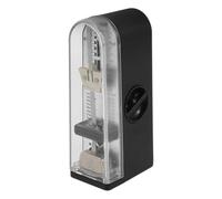 Housoutil Métronome Mécanique Portable en ABS et Métal Noir Améliore le Rythme Conscience du Tempo pour Guitare et Violon pour Styles Musicaux