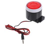 Housoutil Mini Sirène Alarme Filaire Compacte pour Maison avec Fort et Avertisseur Sonore Continu Alarme Anti-Intrusion Polyvalente pour Porte Fenêtre et Protection Vol