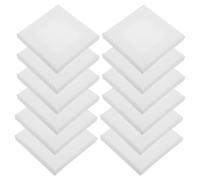 Housoutil Mini Toiles de Peinture en Coton 10 X 10 Cm Lot de 15 Pièces Toile Unie Carrée pour Peinture Artistique pour Atelier Décoration et Projets Créatifs