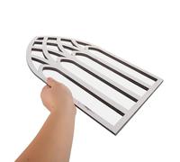 Housoutil Miroir Vitré Décoratif Style Ferme Miroir Arche pour Décoration Murale Vintage Mural Imitation Fenêtre Cathédrale