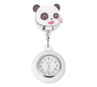 Housoutil Montre Infirmière à Gousset Panda Rétractable en Alliage Quartz, Facile à Fixer, Précise, Personnel Infirmier en Milieu Hospitalier