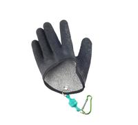 Housoutil Moufles de Pêche Couleur Aléatoire en Fibre de Polyester Antidérapants Légers Protection Anti-écailles et Boucle Magnétique, Pêche en Intérieur et Extérieur