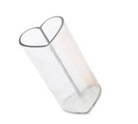 Housoutil Moule à Bougie 1pc Forme de Cœur en Acrylique Non Adhérent 7,2 X 15,4 Cm Moule Créatif pour Fabrication de Bougies et Boutique