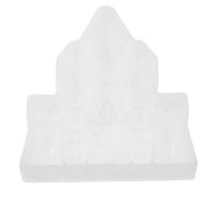 Housoutil Moule en Silicone Flexible Blanc de Château Délicat pour Résine Époxy, Lavable Fournitures de Bricolage Créatives