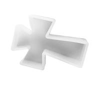 Housoutil Moule Silicone Croix pour Bougies et Aromathérapie Réutilisable et Détaillé pour DIY Résine Époxy et Saint-valentin