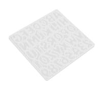 Housoutil Moule Silicone pour Bijoux Diy avec Lettres et Chiffres pour Création de Pendentifs Boucles Oreilles et Bracelets Époxy Mini Mold pour Artisanat
