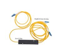 Housoutil Optical Fiber Splitter Box Lc Connector Fused Cable Telecomgrade Weatherproof For Home Network And Digital Devices Installation