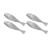 Housoutil Outil Cuisine en Acier Inoxydable Pince à Épiler 4pcs pour Retirer Arêtes de Poisson et Poils de Poulet et Gain de Temps Préparation Culinaire