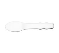 Housoutil Outil d'Extraction de Crème Visage en Acier Inoxydable, Spatule Beauté pour Masque Hydratant et Produit Soin, Cuillère Petite Dimension pour Soins Visage