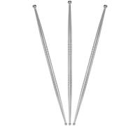 Housoutil Outils de Sculpture Boules de Précision en Acier Inoxydable Argenté Lot de 3 pour pour Artistes et Débutants en Modelage et Gravure D'