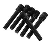 Housoutil Ouvre-bouteille Manuel Noir 6 Pcs en Pp Robuste et Compact pour Vin Rouge, Accessoires de Bar Portables pour Camping et Fêtes