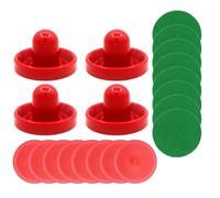 Housoutil Palets de Hockey sur Air et Mini Pousseurs de Rechange pour Table de Hockey Kit Complet de 20 Pièces pour Jeu Familial