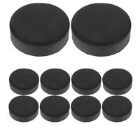 Housoutil Palets de Hockey sur Glace D’entraînement 15 Pcs Noir 7,4 X 7,4 X 2,4 Cm Ensemble Accessoires de Remplacement pour Table de Hockey sur Air Usage Intérieur et Extérieur