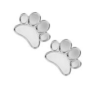 Housoutil Palette de Manucure Outil Professionnel 2pcs en Alliage Argenté pour Mélanger Pigments et Correcteurs, Design Bague Confortable pour Nail Art pour Usage Mode