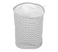 Housoutil Panier de Rangement Pliable en Coton et Lin Couche Étanche, 2 Pièces, Facile à Déplacer, pour Vêtements et Jouets Chambre D'garçon et Filles ou Dortoir
