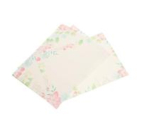 Housoutil Papier à Lettres Floral Vintage A4 50 Feuilles Papier Dentelle pour Anniversaires et