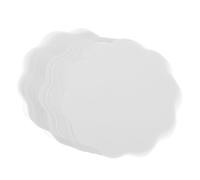 Housoutil Papier Sulfurisé Rond Blanc 12 Cm, 500 Feuilles Anti-graisse pour Boissons Chaudes et Froides, Doublures Étanches pour Emballage de Café, Thé, Jus Usage Professionnel