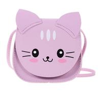 Housoutil Paquet Bandoulière Chaton Rouge en Pu, Petit Modèle pour Adolescentes