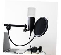 Housoutil Pare Brise Micro U Filtre Pop Pratique et Robuste Protection Éclaboussures de pour Microphones Portables Utilisation Facile et Couleur Classique Blanche