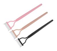 Housoutil Peigne Séparateur de Cils en Acier Inoxydable 3 Pièces Outil de Séparation et Définition pour Mascara Brosse Fine Métallique Accessoire Portable pour Maquillage et Rehaussement