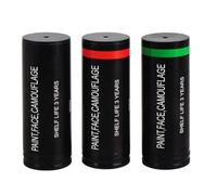 Housoutil Peinture de Camouflage Visage 3 Pcs, Bâtonnets Faciaux Camouflage Extérieur Effet Forêt, Crème à L’huile Militaire Trois Couleurs, Usage Outdoor, Maquillage Corps Résistante