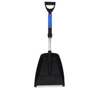 Housoutil Pelle à Neige Télescopique Bleue pour Déneigement d'urgence sur Trottoirs Glacés et SUV avec Structure Pliable et Poignée Ergonomique Réduisant la Fatigue des Mains