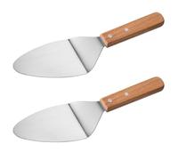 Housoutil Pelle à Pièces en Acier Inoxydable Poli Spatule Métallique pour Gâteau et Hamburger Outil Cuisine Polyvalent pour Fêtes et en Bois Robuste Utilisation Professionnelle