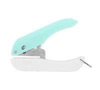 Housoutil Perforatrice Métallique Trou Rond 4 MM, Capacité 80 Feuilles 300 G/M², Mini Perforatrice Manuelle Portable pour Papier, Carton, Cartes D’Identité, Loisirs Créatifs, Bureau et