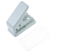 Housoutil Perforatrice Trou Unique Portable Ergonomique pour Feuilles Mobiles DIY Outil de Poinçonnage Papier Plastique et Métal pour Bureau et Loisirs Créatifs
