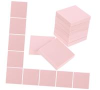 Housoutil Pièces Tampon en Caoutchouc gravé Tampon encreur matériel Elastiques Portable Fournitures de Tampon en Caoutchouc Bricolage Blocs de Tampon la Gomme Rose
